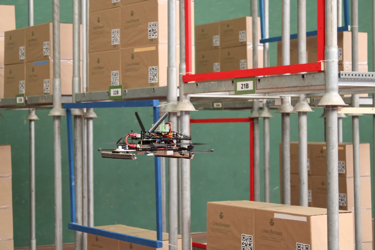 Preparing an indoor flight with visual markers